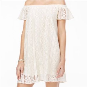 ROXY : off the shoulder dress (SMALL) NWOT